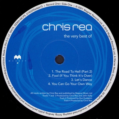 Chris Rea - The Very Best Of (0190295646615) виниловая пластинка - фото 5