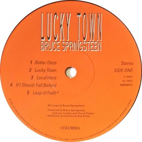 Bruce Springsteen - Lucky Town (0889854601614) виниловая пластинка - фото 3
