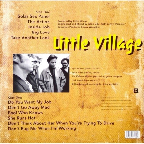 Little Village - Little Village (coloured) (0603497855490) виниловая пластинка - фото 2