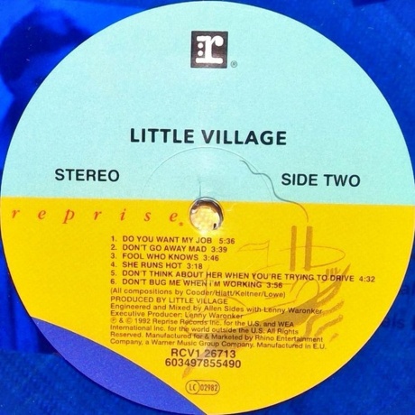 Little Village - Little Village (coloured) (0603497855490) виниловая пластинка - фото 4