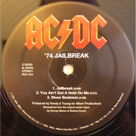 AC/DC - 74 Jailbreak (0696998020016) виниловая пластинка - фото 3
