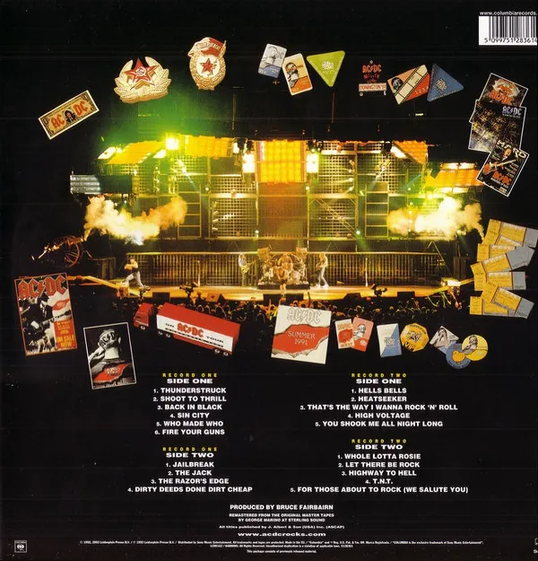 Виниловая пластинка AC/DC, Live (barcode 5099751283614) - фото 9