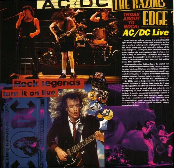 Виниловая пластинка AC/DC, Live (barcode 5099751283614) - фото 15
