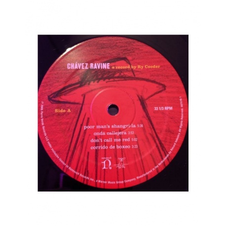 Виниловая пластинка Cooder, Ry, Chavez Ravine (0075597925999) - фото 3