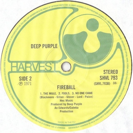 Deep Purple - Fireball (0190295565091) виниловая пластинка - фото 4