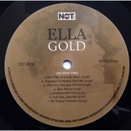 Ella Fitzgerald - Gold (2Lp, Gatefold) (5060403742124) виниловая пластинка - фото 7