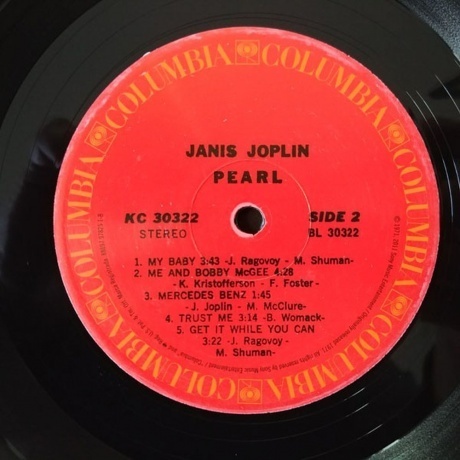 Janis Joplin - Pearl (0886979782518) виниловая пластинка - фото 4