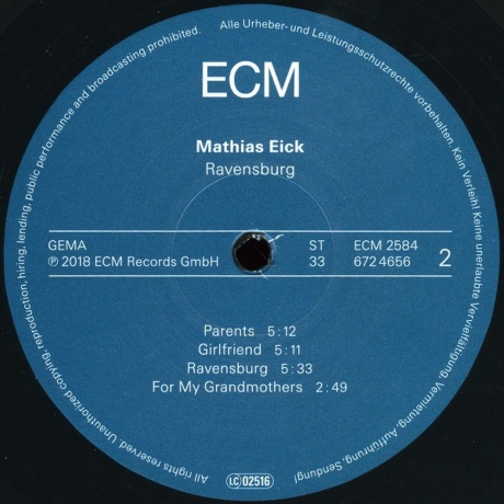 Mathias Eick - Ravensburg (0602567246565) виниловая пластинка - фото 4