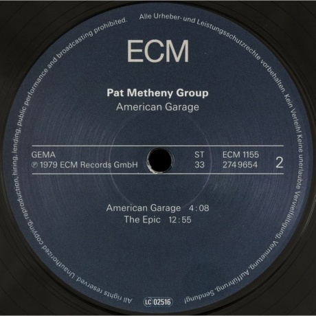 Pat Metheny - American Garage (0602527496542) виниловая пластинка - фото 4