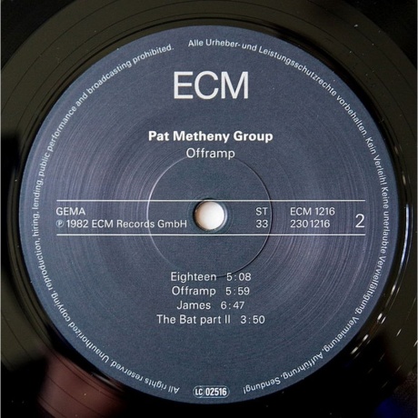 Pat Metheny - Offramp (0602527278933) виниловая пластинка - фото 4