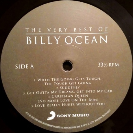 Billy Ocean - The Very Best Of (0886976969318) виниловая пластинка - фото 3