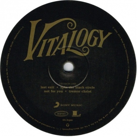 Pearl Jam - Vitalogy (0886978431110) виниловая пластинка - фото 4