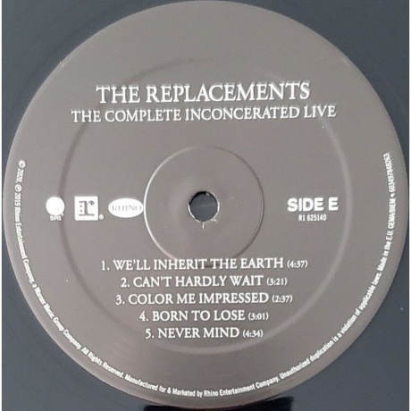The Replacements - The Complete Inconcerated Live (0603497848263) виниловая пластинка - фото 11