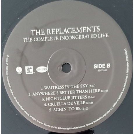 The Replacements - The Complete Inconcerated Live (0603497848263) виниловая пластинка - фото 8