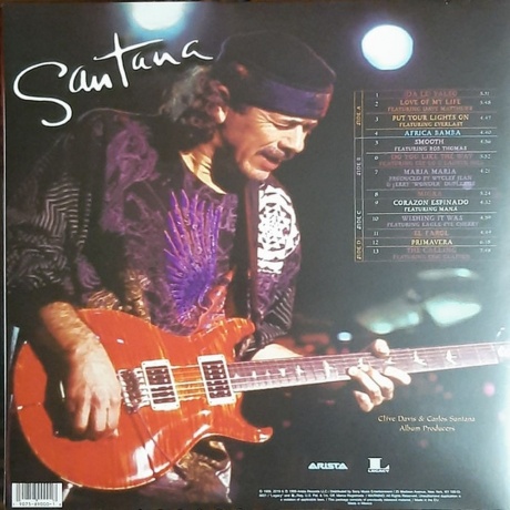 Santana - Supernatural (0190758900018) виниловая пластинка - фото 2