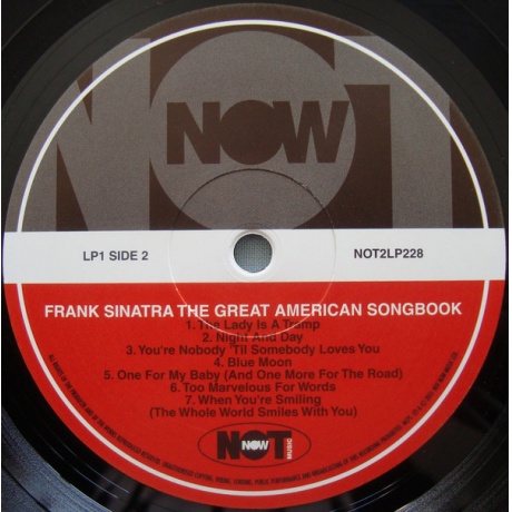 Виниловая пластинка Sinatra, Frank, The Great American Songbook (barcode 5060403742285) - фото 4
