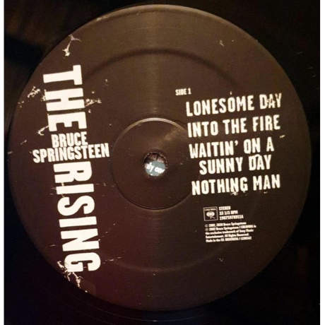 Bruce Springsteen - The Rising (0190759789117) виниловая пластинка - фото 3