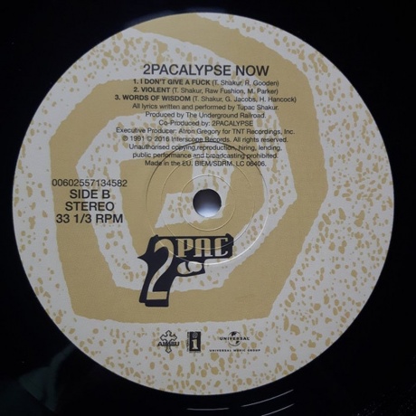 2Pac - 2Pacalypse Now (0602527949857) виниловая пластинка - фото 4