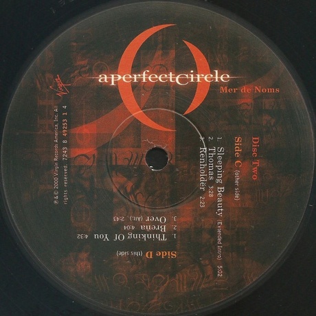 A Perfect Circle - Mer De Noms (0724384925314) виниловая пластинка - фото 8