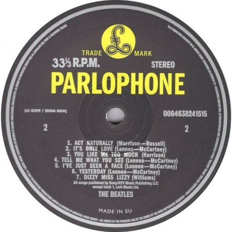 The Beatles - Help! (0094638241515) виниловая пластинка - фото 4
