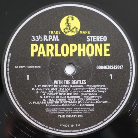 The Beatles - With The Beatles (0094638242017) виниловая пластинка - фото 4