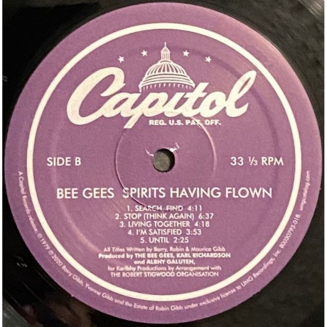 Bee Gees - Spirits Having Flown (0602508005657) виниловая пластинка - фото 6