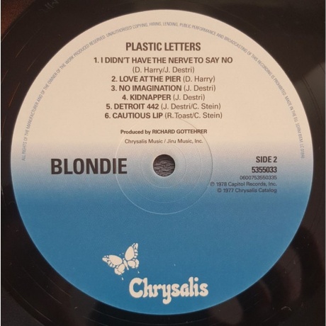 Blondie - Plastic Letters (0600753550335) виниловая пластинка - фото 4