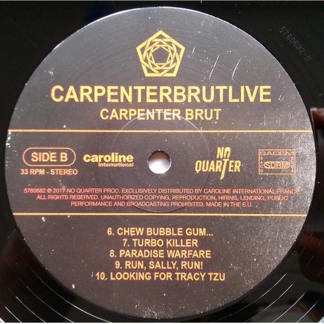 Brut Carpenter - Carpenterbrutlive (0602557606805) виниловая пластинка - фото 5