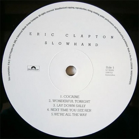 Eric Clapton - Slowhand (0600753407233) виниловая пластинка - фото 5
