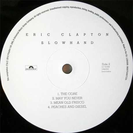 Eric Clapton - Slowhand (0600753407233) виниловая пластинка - фото 6