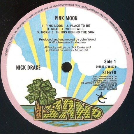 Nick Drake - Pink Moon (0602517456976) виниловая пластинка - фото 5