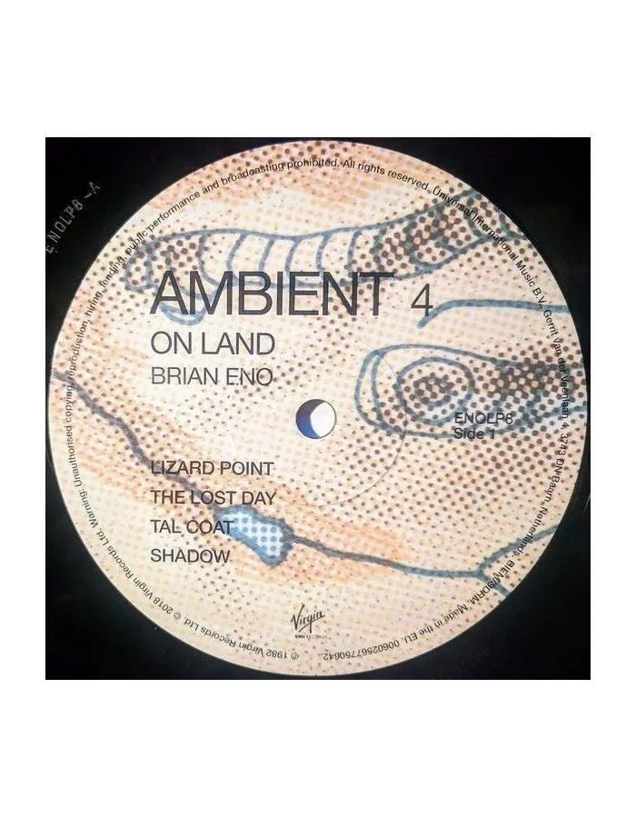 Виниловая пластинка Brian Eno, Ambient 4: On Land (0602567750642) - фото 3