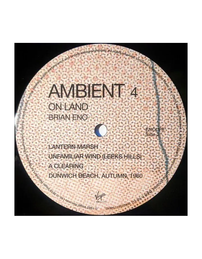 Виниловая пластинка Brian Eno, Ambient 4: On Land (0602567750642) - фото 4