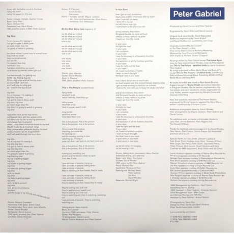 Peter Gabriel - So (Half Speed) (0884108004548) виниловая пластинка - фото 6