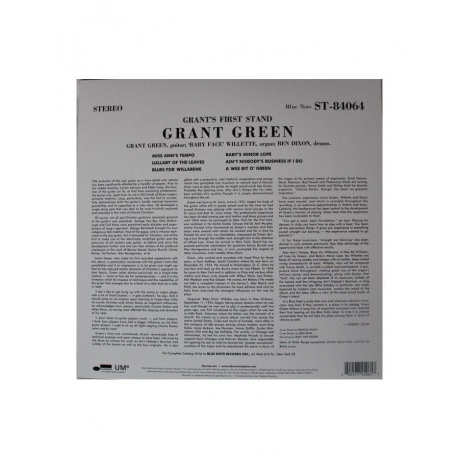 Виниловая пластинка Grant Green, Grant's First Stand (0602577450617) - фото 2