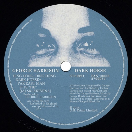 George Harrison, Dark Horse (0602557090345) виниловая пластинка - фото 9