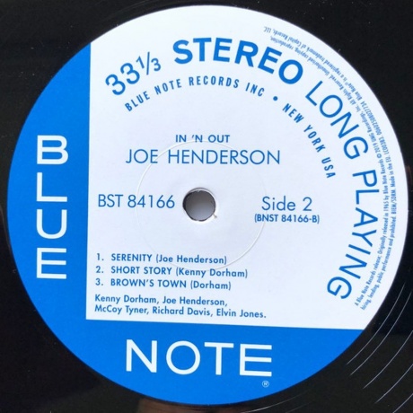 Joe Henderson - In &amp; Out (0602508027734) виниловая пластинка - фото 3