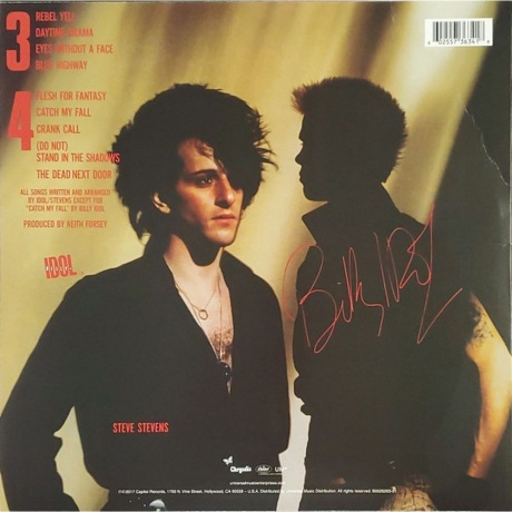 Billy Idol - Rebel Yell (0602557363418) виниловая пластинка - фото 2
