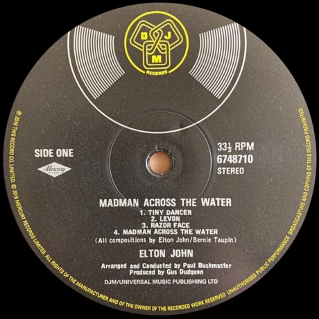 Elton John - Madman Across The Water (0602567487104) виниловая пластинка - фото 3