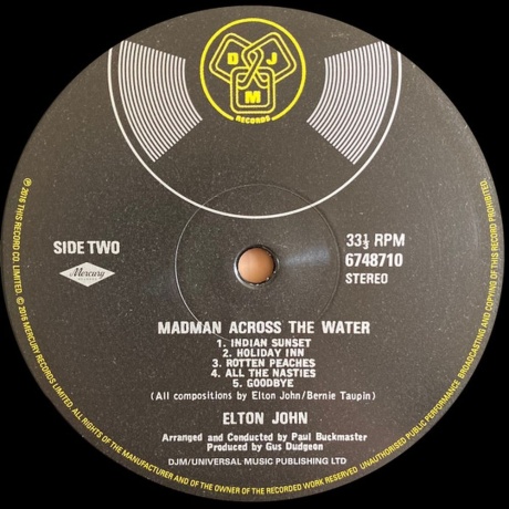 Elton John - Madman Across The Water (0602567487104) виниловая пластинка - фото 4