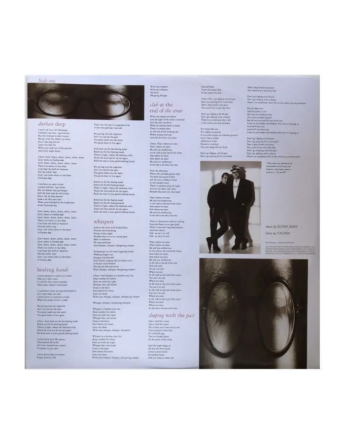 Виниловая пластинка Elton John, Sleeping With The Past (0602557669374) - фото 3
