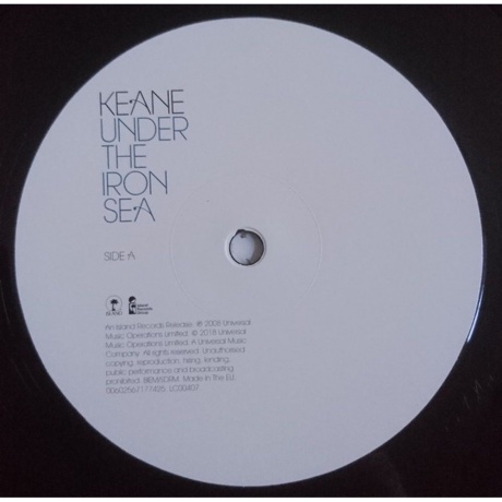 Keane - Under The Iron Sea (0602567177425) виниловая пластинка - фото 3