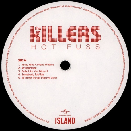The Killers - Hot Fuss (0602547859303) виниловая пластинка - фото 4