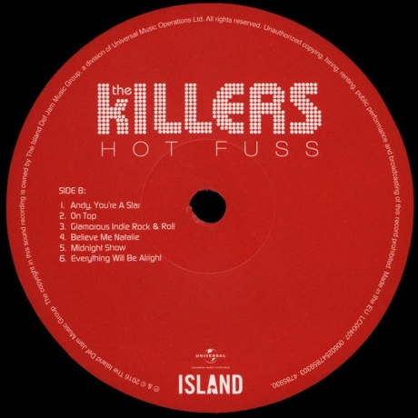 The Killers - Hot Fuss (0602547859303) виниловая пластинка - фото 5