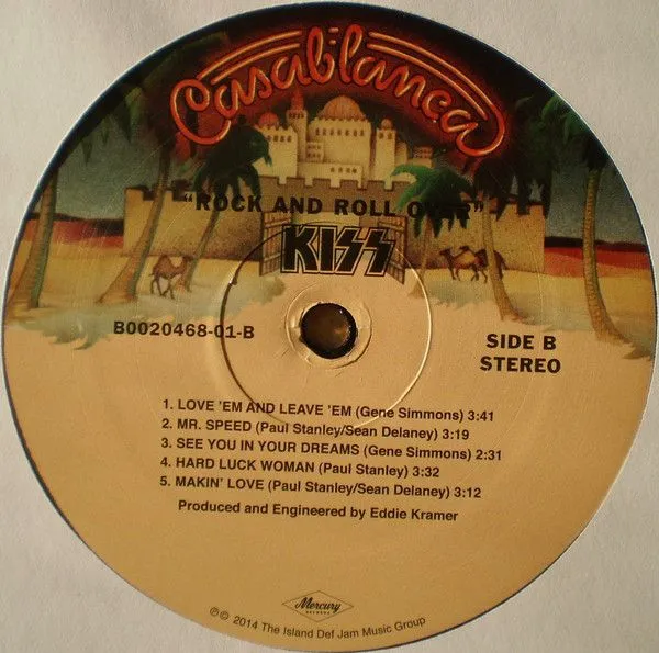 Виниловая пластинка Kiss, Rock And Roll Over (0602537788248) - фото 4