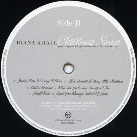 Diana Krall - Christmas Songs (0602537580309) виниловая пластинка - фото 5