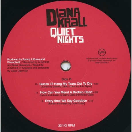 Diana Krall - Quiet Nights (0602547377012) виниловая пластинка - фото 6