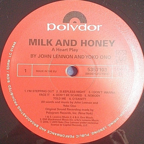 John Lennon, Milk And Honey (0600753571033) виниловая пластинка - фото 4