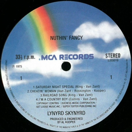Lynyrd Skynyrd - Nuthin' Fancy (0600753550182) виниловая пластинка - фото 3