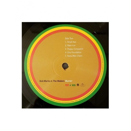 Виниловая пластинка Bob Marley, Burnin' (0600753600672) - фото 6